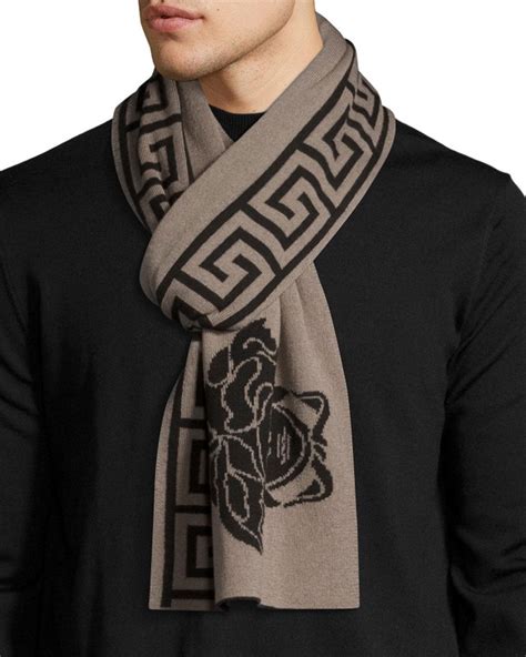 versace mens scarf|versace tie clip.